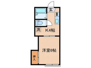 メゾン入江【2階】の間取り