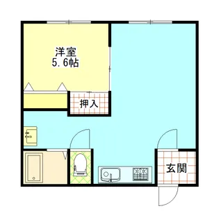 オリーブ1【2階】の間取り