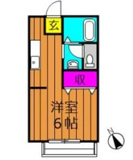 ビックウエイ中島【1階】の間取り