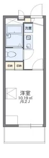 レオパレス花水木二番館【1階】の間取り