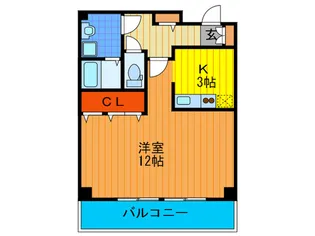 MYボヌ-ル【5階】の間取り