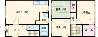 メゾネット土山 Cの間取り
