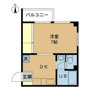 トライアングルハイツ【3階】の間取り