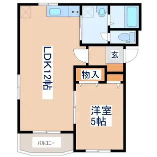 マンションドムスワロー【3階】の間取り