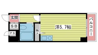 サンコール鈴蘭台【3階】の間取り