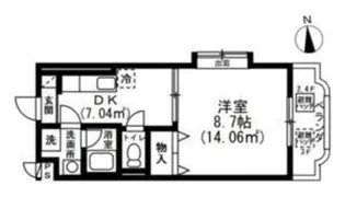 BRUGGE【5階】の間取り