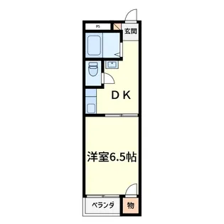 ダンディーA【1階】の間取り