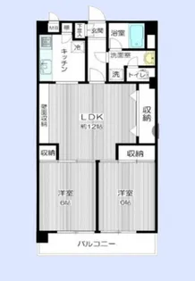 シンメイ朝霞第三マンション【4階】の間取り