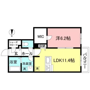 Corpo Garden I【1階】の間取り