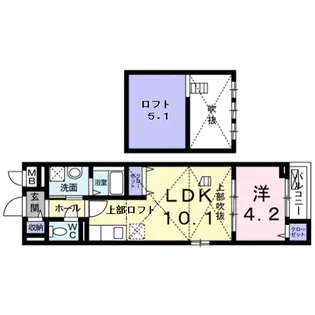 CoCo近江八幡【2階】の間取り