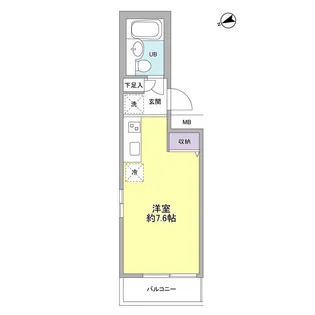 Studio1010【2階】の間取り