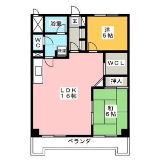 ラ・フィーネヤトミ【3階】の間取り