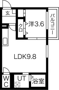 Maison de coton【1階】の間取り