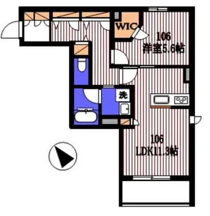 Aristio(アリスティオ)【1階】の間取り