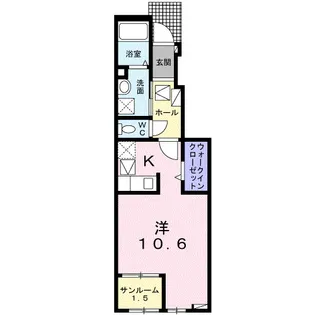 ラーク森 II【1階】の間取り