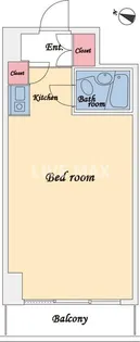 秀和日本橋箱崎レジデンス【4階】の間取り