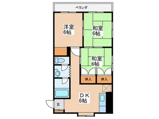 エクセレンツ青砥【1階】の間取り