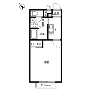 アンプルール クラージュ 逗子A【2階】の間取り