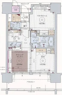 エステムプラザ福岡県庁前ネオシス【8階】の間取り