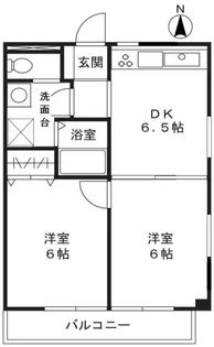 ラ・パスティーユ溝の口【4階】の間取り