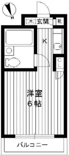 エヴェナール豊玉【1階】の間取り