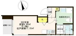 ハーモニーテラス高島平【2階】の間取り