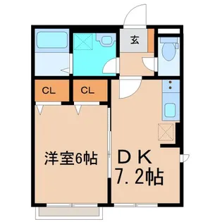 サニーヒル【2階】の間取り