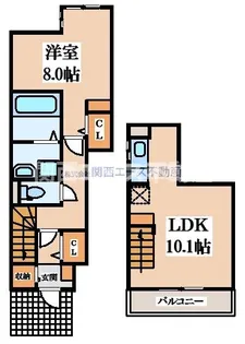 アデッソオーヴェストの間取り