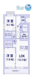 ヴィオレット湘南【3階】の間取り