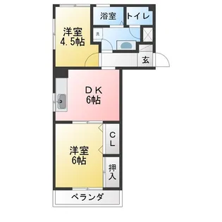 メゾンアムール三鷹【3階】の間取り