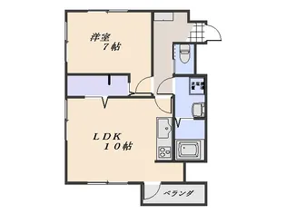 フドウ横須賀三笠ハイツ【11階】の間取り
