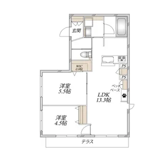 Bella casa【1階】の間取り