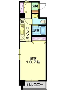 カーサ・ハナジマ【2階】の間取り