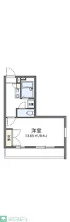 レオパレスDreamB【2階】の間取り