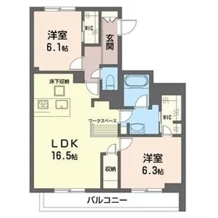 エクラ モーブ【2階】の間取り