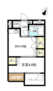 クレール広小路【3階】の間取り
