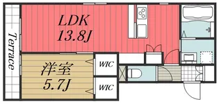 シャルムK【1階】の間取り
