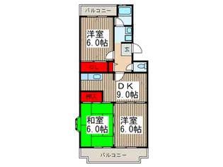 ファミール・メゾン【3階】の間取り