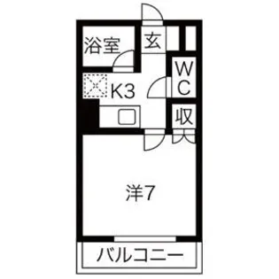 PROXY SQUARE植田西【4階】の間取り