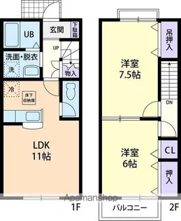 Armonia I【2階】の間取り