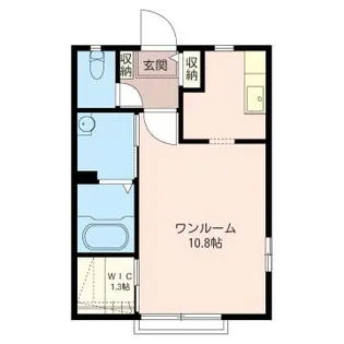 プランドゥール壱番館【1階】の間取り