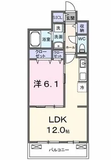 ベル ブライト【3階】の間取り