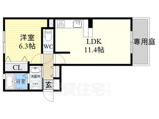 Annex大森A棟【1階】の間取り