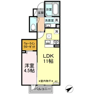 GLADIOLE・ISHII A棟【1階】の間取り