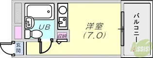 サニーヒル六甲【2階】の間取り