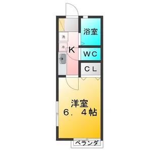 ミル・ソレイユ【1階】の間取り