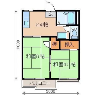 ファンハウスフジハラ【1階】の間取り