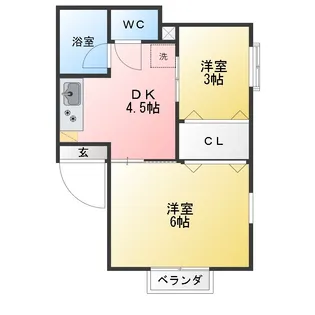 テラス・ソフィア【1階】の間取り