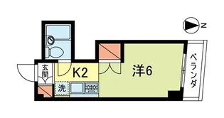 マイシャトー武蔵野【5階】の間取り