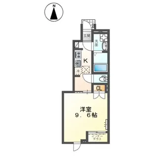 ノワレット【1階】の間取り